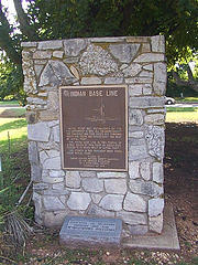 Indian Base Line Monument