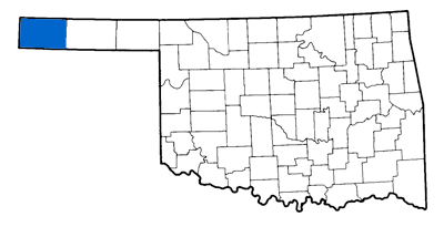 Cimarron County Oklahoma Map Exploring Oklahoma History - Cimarron